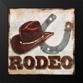 thumbnail image 2 of Villa, Milli 20x20 Black Modern Framed Museum Art Print Titled - Rodeo, 2 of 5