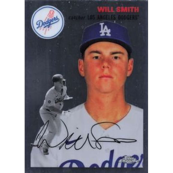 2023 TOPPS CHROME PLATINUM ANNIVERSARY #260 WILL SMITH LOS ANGELES DODGERS