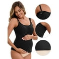 thumbnail image 3 of Unique Bargains Women's Maternity Thermal Camisoles with Built-In Bra XL Black, 3 of 6