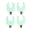 Luminous Green, variant on Rupoun 4pcs Carp Fishing Rod Rest Silica Gel Butt Grips Holder with M3/8 Thread, Army Green, 8.27 inches / 21 cm Length, Essential Gear for Anglers