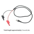 thumbnail image 5 of BNC to Double Banana Plugs Oscilloscope Probes Cable 120CM Electrical Testing Suitable For Laboratory Equipment Testing, 5 of 10