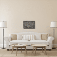 thumbnail image 3 of Global Gallery's 'US City Map on Wood Gray' By Michael Mullan Stretched Canvas Wall Art, 3 of 4