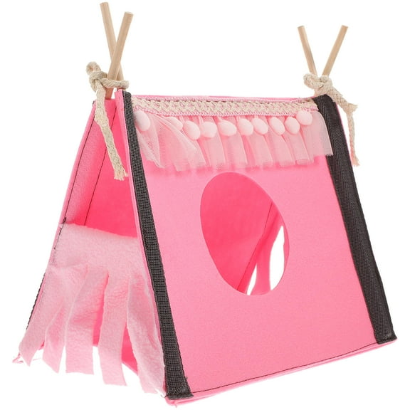 IBASETOY Bunny Hidey House Small Animal Bed Cozy Felt Indoor Use 1Pcs for Pets