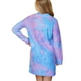 thumbnail image 4 of Doublju Women's Long Sleeve Button Down Nightgown Sleepwear Pajama Dress (Plus Size Available), 4 of 4