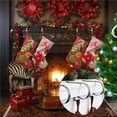 thumbnail image 3 of Wosthever 4 Uds. Accesorios de soporte de calcetín de Navidad, fijador de colgante para el hogar, colgador de chimenea de Metal pequeño Simple, Kits de decoración para fiestas Oro, 3 of 6