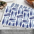 thumbnail image 7 of CounterArt Chinoiserie Sea 4-Pack Reversible Plastic Tabletop Placemats, 7 of 7