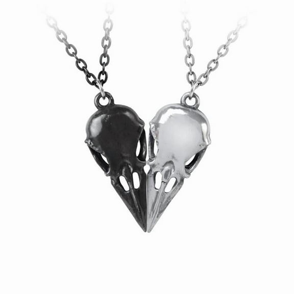 Alchemy Gothic P834 Coeur Crane Pendant
