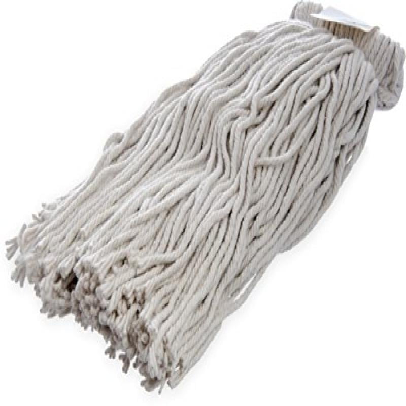 Carlisle 369024C00 Flo-Pac Kwik-On #24 Cotton Screw Top Cut-End Wet Mop, 18" Length... by