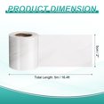 thumbnail image 2 of Uxcell Wood Grain Wallpaper Border 2" x 16.4ft Textured Frame Sticker, White Texture, 2 of 7
