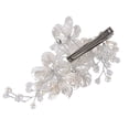 thumbnail image 2 of Pince à Cheveux Fleur en Perles de Cristal pour Mariée, Bijou pour Cheveux, Accessoire de Mariage pour Cheveux, Luxe, 2 Pcs, 2 of 7