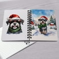 thumbnail image 4 of Hello Winter Schnauzer Frosty Morning Walk Welcome Snowy Christmas Spiral Bound Journal Miniature Schnauzer Dog Lover 5x7in Spiral Notebook - 02018, 4 of 5