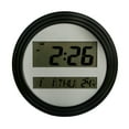 thumbnail image 1 of Home Trends Black Digital Wall Clock, 1 of 4