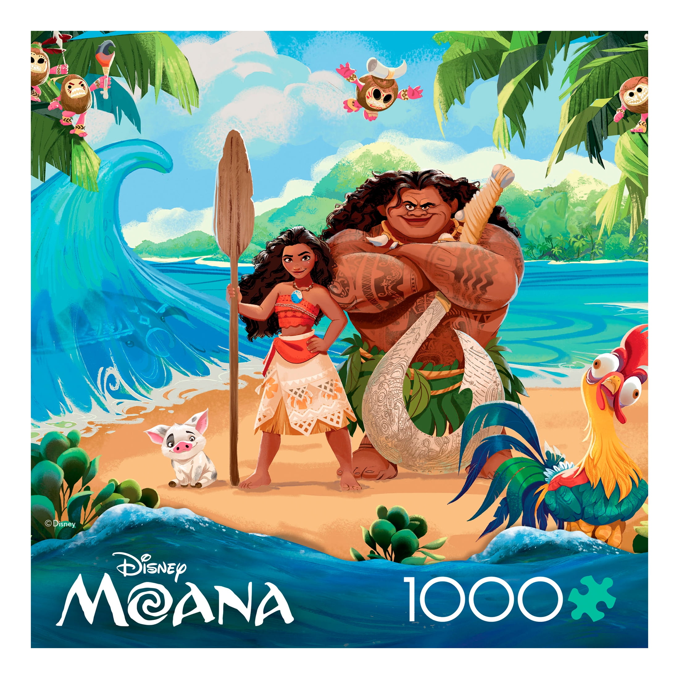 Ceaco 1500 Piece Moana and Family Jigsaw Puzzle with Bonus Poster