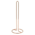 thumbnail image 3 of Tissue Reserve Paper Holder, Beautiful Practical Wrought Iron Tissue Holder Smoother Surfaces  For Desktop Rose Gold, 3 of 8