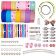 thumbnail image 1 of Juego de 50 pinzas para el pelo, cintas, lazos, horquillas, pasadores antideslizantes y accesorios para el cabello para adolescentes., 1 of 8