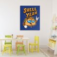 thumbnail image 2 of Stupell Industries Shell Yeah Funny Taco Canvas Wall Art design by Jedco Brands, Inc., 40 x 30, 2 of 7