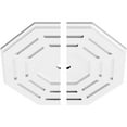 thumbnail image 2 of 16"OD x 1"ID x 6 1/4"C x 1"P Westin Architectural Grade PVC Contemporary Ceiling Medallion, Two Piece, 2 of 11