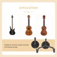thumbnail image 2 of 1 Ensemble Support Mural pour Guitare Horizontal Support Mural en Métal pour Basses Ukulélé, 2 of 9