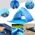thumbnail image 3 of BEEPRINCESS Beach Tent, Anti-UV Pop Up Sun Shelter Beach Tent With Carry Bag for 2-3 Person, Lightweight & Easy Setup Beach Tent, Blue, 3 of 7
