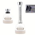 thumbnail image 3 of 1 Pieza De Aparato De Cocina Blanco, 3 Modos De Aireador Giratorio De 360 ​​grados, Extensor De Grifo De Alta Presión, Aparato De Cocina, Filtro De Boquilla De Grifo Giratorio, Cabezal De Boquilla Coc, 3 of 4