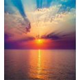 thumbnail image 2 of Juego de Funda Nórdica, Amanecer Majestuoso en el Tranquilo Horizonte Marino Rayos del Alba Nubes, 2 of 6