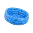 thumbnail image 1 of Bañera redonda, piscina inflable para niños, anillos de piscina para niños, flotadores de piscina para pesca al aire libre, playa, patio de verano, Azul, 1 of 8