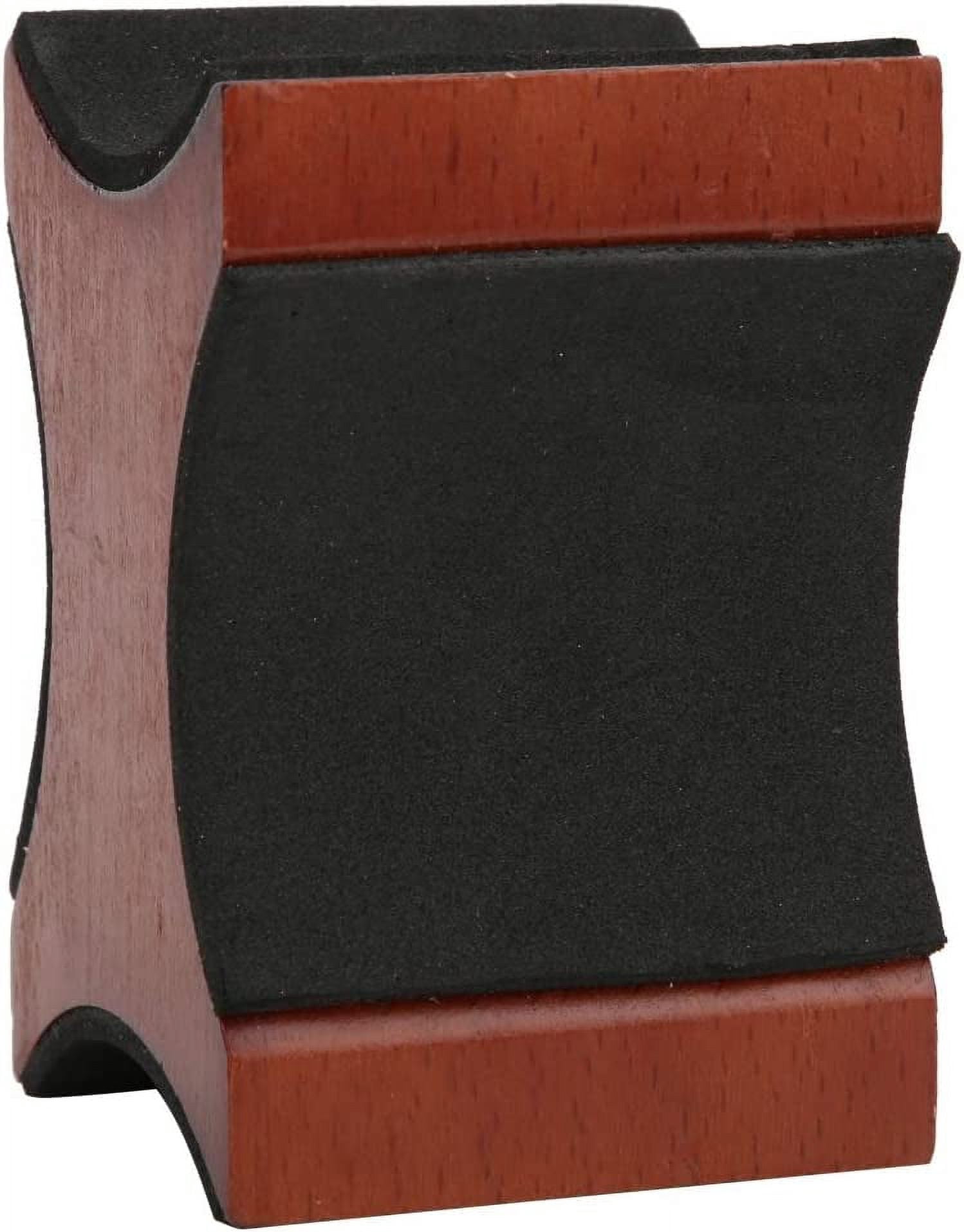 ABCISI Mahogany Neck Rest Support, Universal Desktop Stand Musical Instrument Repair Tool for Acoustic Electric Guitars Repair and Maintenance Support Pad