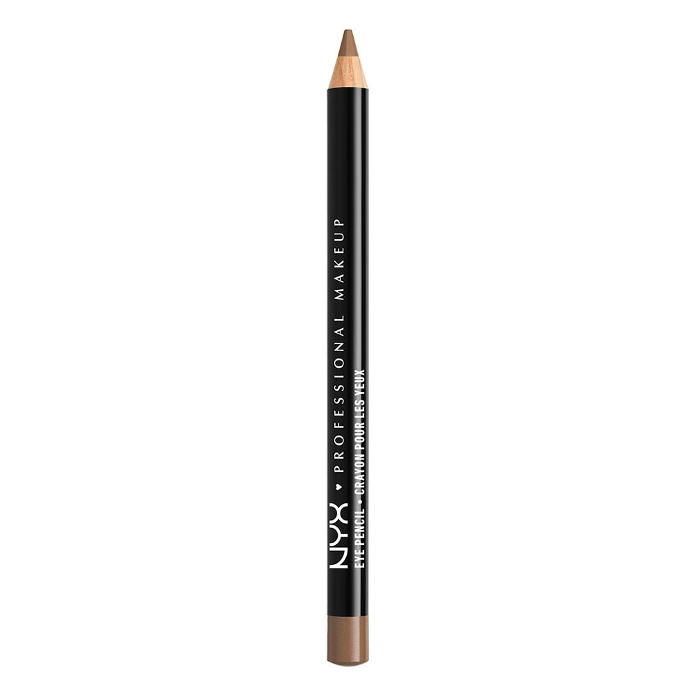 (2 pack) NYX Professional Makeup Slim Eye Pencil, Creamy longwear eyeliner, Taupe