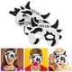 thumbnail image 5 of Máscaras decorativas para niños, accesorios de actuación, campaña para padres e hijos, telas no tejidas, accesorios de animales de dibujos animados de vaca, 4 Uds., 5 of 6