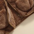 thumbnail image 4 of Kmbangi Sleeveless Plush Vest, Solid Color V-neck Outerwear with Pockets, 4 of 9