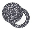 thumbnail image 2 of KLL Daisies Flowers Round Bar Chair Cushion Cover 12 inch ,Bar Stool Protector with Elastic, Soft Washable, 2 of 6