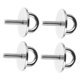 thumbnail image 5 of HEALEEP 4Ud Gancho De Pared Con Tornillo M6 En Inoxidable Para Accesorios, 5 of 8