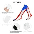 thumbnail image 6 of Pr Puerto Rico Flag Compression Socks Circulation Running Athletic Sports for Women Men, 6 of 8
