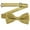 Gold, variant on Xfvqtps Boys Bow Tie Solid Color Bowties Adjustable Neckties for Uniform School Party Black
