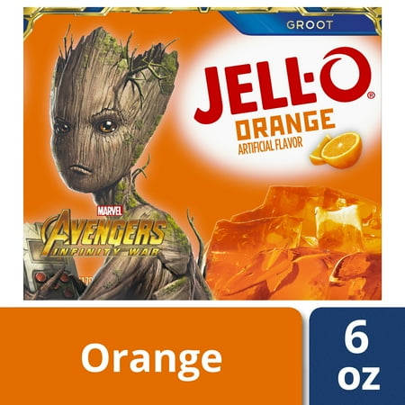 Jello Gelatin Molds - (3 Pack) Jell-O Orange Gelatin, 6 oz Box