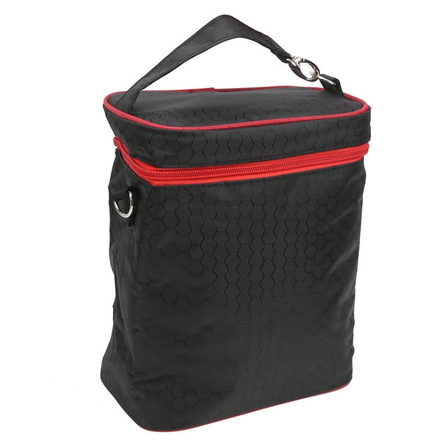Bolsa para colgar en el cochecito, impermeable, con aislamiento para biberones, bolsa para biberones, bolsa para leche materna con aislamiento, mayor durabilidad