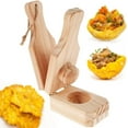thumbnail image 6 of Oimcto Banana Smasher,Wooden with Handle 2 in 1 Portable Wooden Banana Maker Wood Latin Cooking Utensil for Making Stuffed,Include:1 × Banana Smasher, 6 of 9