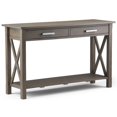 thumbnail image 1 of Allora Transitional Console Table in Farmhouse Gray Stain, 1 of 6
