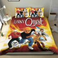 thumbnail image 1 of Jonny Quest Conjunto de sábanas temático, trío de piezas, cómodo y amigable con la piel, diseño único, regalo de decoración para el hogar para familiares, amigos y fans,173cm *218cm, 1 of 6
