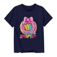 thumbnail image 3 of Blusas y camisas de manga corta con cuello redondo, moda de verano y primavera, para niños, cuello redondo, manga corta, temporada escolar, camiseta estampada, blusa de poliéster para niños, 3 of 5