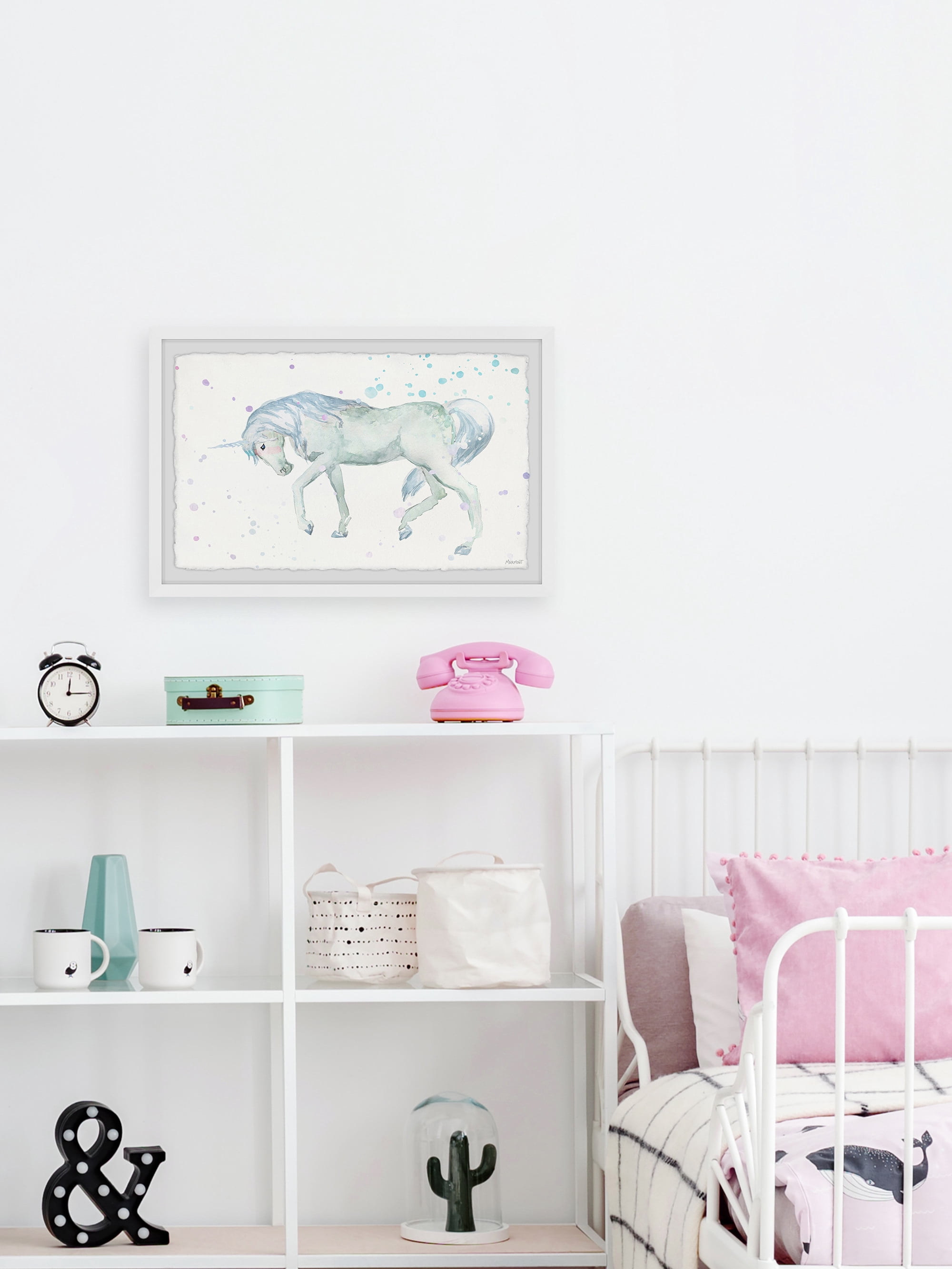 Marmont Hill King of the Unicorns Framed Wall Art