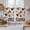 Beige, variant on Farmhouse Rooster Kitchen Curtains 45 Inch Length, Vintage Watercolor Flowers Black Plaid Tiers Curtains for Bathroom Bedroom Cafe, Light Filtering Small Window Treatment Drapes 2 Panels 42"Wx45"L