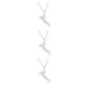 thumbnail image 4 of Collar Sonducket Tradicional étnico italiano mapa colgante moda amistad acero inoxidable niñas cadena joyería Plata, 4 of 6