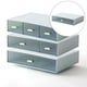 thumbnail image 5 of Organizador de archivos de caja de Cuadrícula azul Sharpla Almacenamiento de cajones de escritorio, 5 of 7