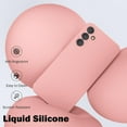 thumbnail image 6 of for Samsung Galaxy A55 5G Case with 2 Pack Screen Protector, Liquid Silicone with Soft Anti-Scratch Microfiber Lining Shockproof Protective Cover for Galaxy A55 5G Silicone Phone Case Pink, 6 of 14
