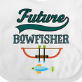 thumbnail image 4 of Inktastic Future Bow Fisher Hunting Fishing Boys Baby Bib, 4 of 4