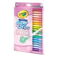 thumbnail image 4 of Crayola Supertip Markers, Pastel, 20 Per Pack, 6 Packs, 4 of 8