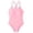 Pink, variant on 1 Piece Swimsuit Girls Crossback Swimming Suits Quick Dry Beach Swimwear with Adjustable Straps Girls Bathing Suits Size 8-9 Years