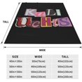 thumbnail image 5 of Kali Actress Uchis Flannel Blanket Air Conditioning Blanket Nap Blanket Sofa Throw Blanket Throw Blankets 80"X60", 5 of 6