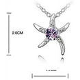 thumbnail image 2 of KATGI Fashion Starfish Crystals Necklace, Bracelet, and Earrings 3 Pieces Set, 2 of 2
